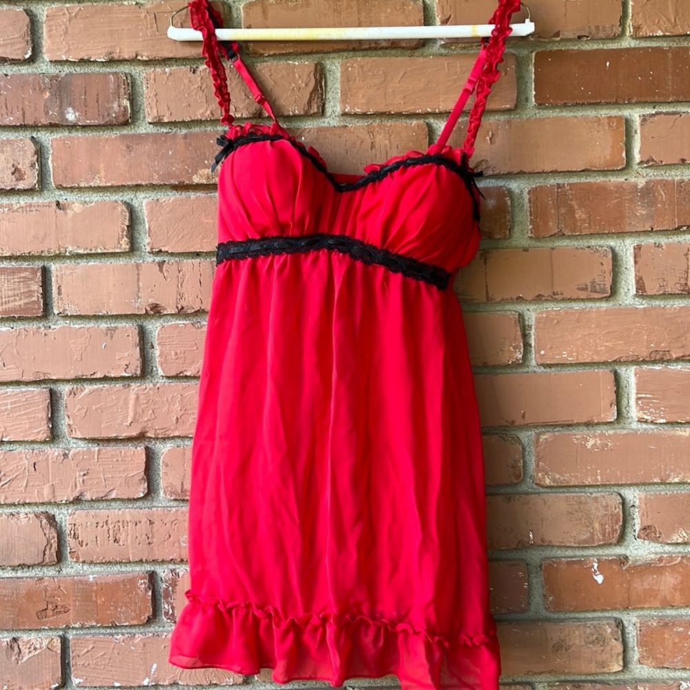 Pretty red nightie